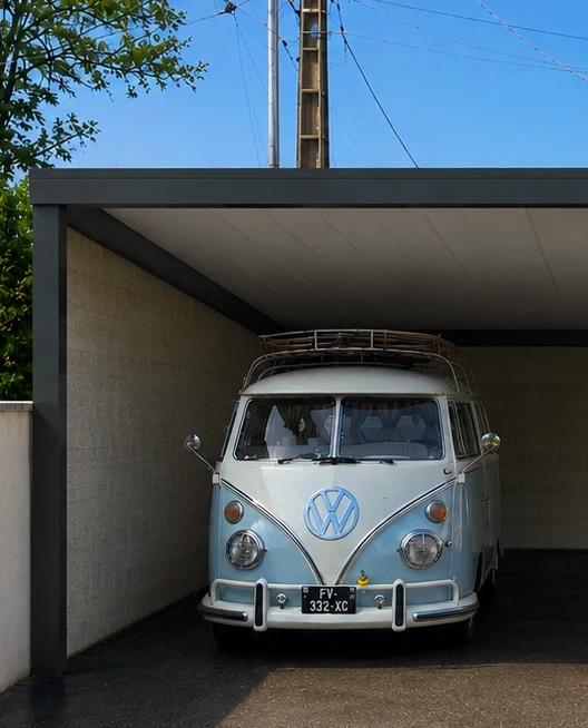 Carport solaire aluminium